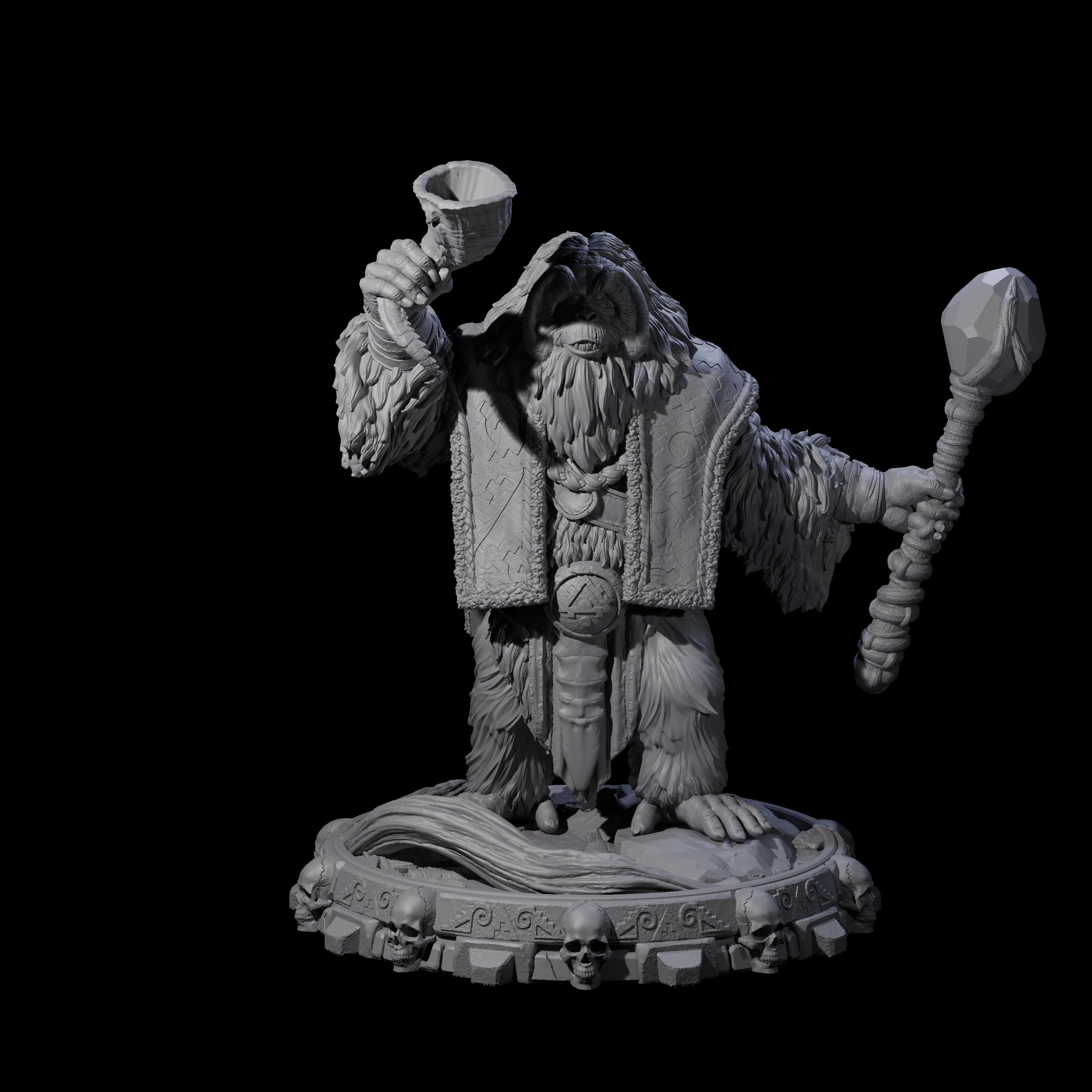 Swinging Hadozee K Miniature for Dungeons and Dragons, Pathfinder or other TTRPGs