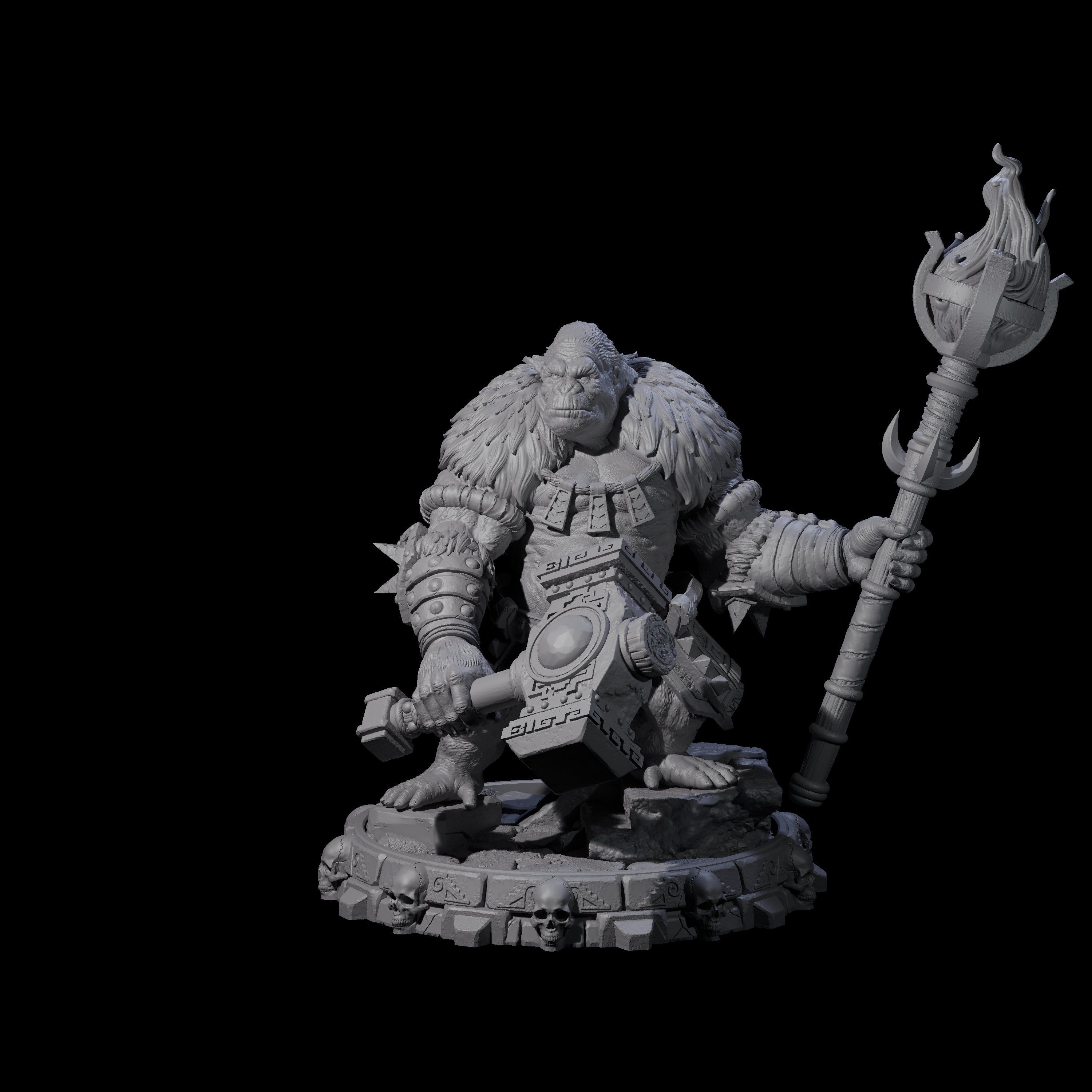 Swinging Hadozee L Miniature for Dungeons and Dragons, Pathfinder or other TTRPGs