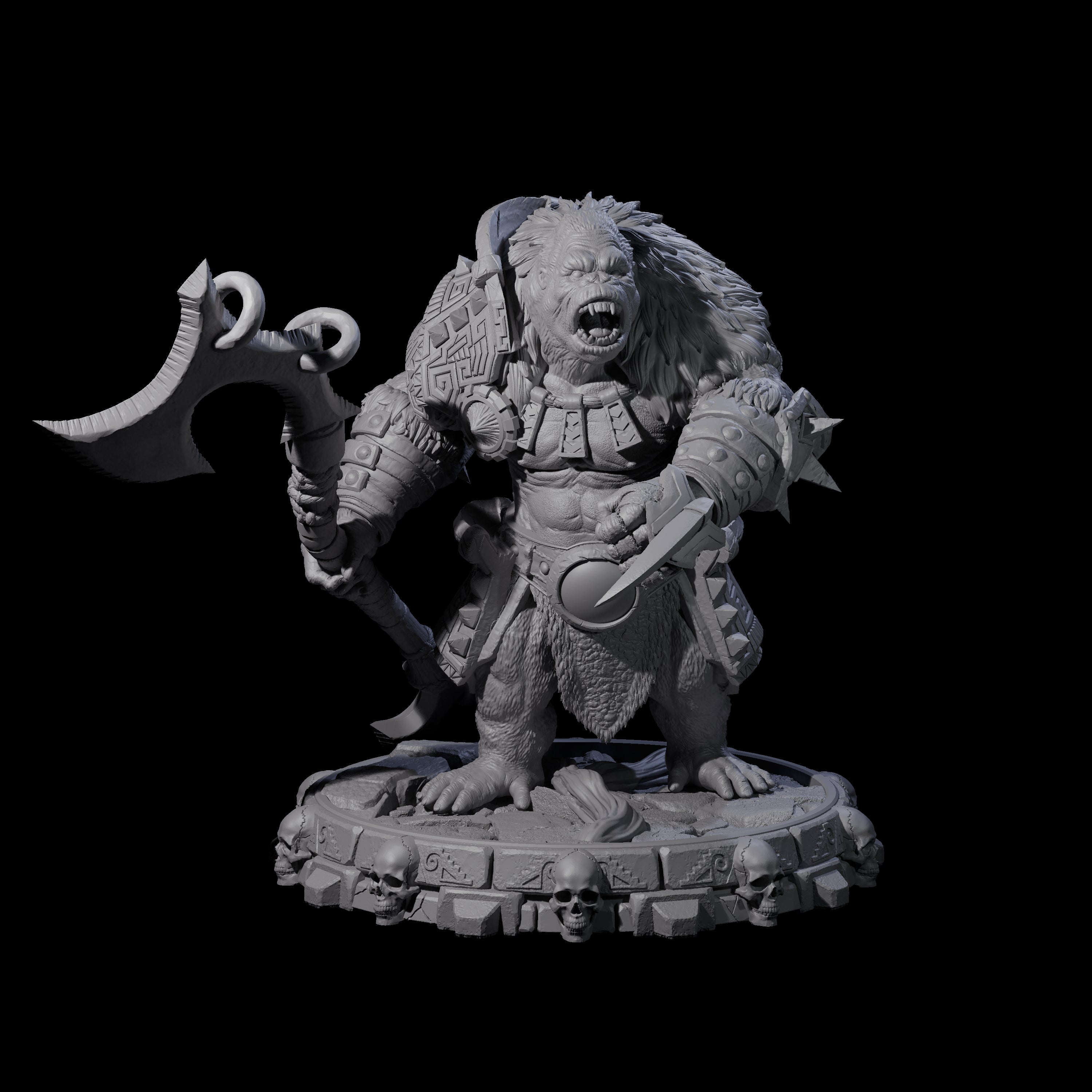 Swinging Hadozee M Miniature for Dungeons and Dragons, Pathfinder or other TTRPGs