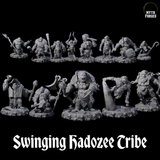 Swinging Hadozee Tribe Miniature for Dungeons and Dragons, Pathfinder or other TTRPGs