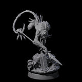 Swinging Hazodee Shaman A Miniature for Dungeons and Dragons, Pathfinder or other TTRPGs