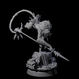 Swinging Hazodee Shaman A Miniature for Dungeons and Dragons, Pathfinder or other TTRPGs