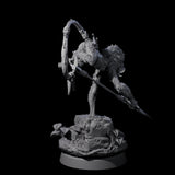 Swinging Hazodee Shaman A Miniature for Dungeons and Dragons, Pathfinder or other TTRPGs