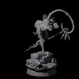 Swinging Hazodee Shaman A Miniature for Dungeons and Dragons, Pathfinder or other TTRPGs
