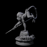 Swinging Hazodee Shaman A Miniature for Dungeons and Dragons, Pathfinder or other TTRPGs