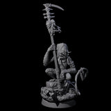 Swinging Hazodee Shaman B Miniature for Dungeons and Dragons, Pathfinder or other TTRPGs