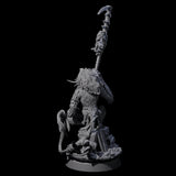 Swinging Hazodee Shaman B Miniature for Dungeons and Dragons, Pathfinder or other TTRPGs