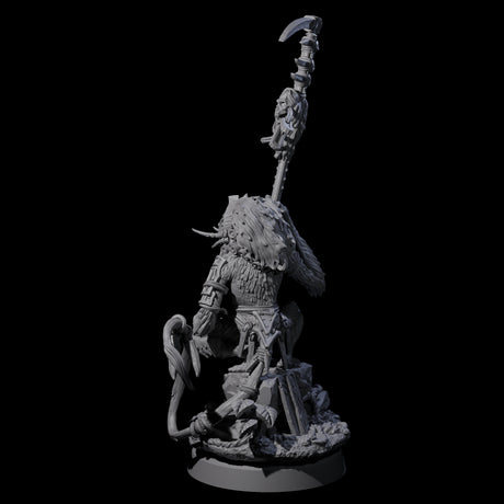 Swinging Hazodee Shaman B Miniature for Dungeons and Dragons, Pathfinder or other TTRPGs