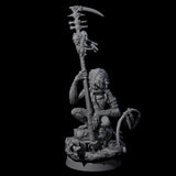 Swinging Hazodee Shaman B Miniature for Dungeons and Dragons, Pathfinder or other TTRPGs