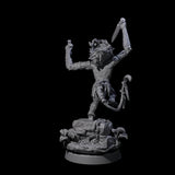 Swinging Hazodee Shaman C Miniature for Dungeons and Dragons, Pathfinder or other TTRPGs