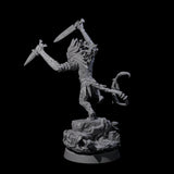 Swinging Hazodee Shaman C Miniature for Dungeons and Dragons, Pathfinder or other TTRPGs