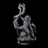 Swinging Hazodee Shaman D Miniature for Dungeons and Dragons, Pathfinder or other TTRPGs