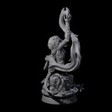 Swinging Hazodee Shaman D Miniature for Dungeons and Dragons, Pathfinder or other TTRPGs