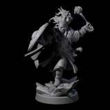 Swinging Mace Fighter Miniature for Dungeons and Dragons, Pathfinder or other TTRPGs