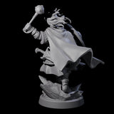Swinging Mace Fighter Miniature for Dungeons and Dragons, Pathfinder or other TTRPGs