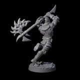Swinging Mega Axe Barbarian Miniature for Dungeons and Dragons, Pathfinder or other TTRPGs