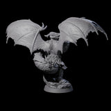 Swinging Scaled Dragonborn Warlord Miniature for Dungeons and Dragons, Pathfinder or other TTRPGs