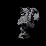 Swinging Scaled Dragonborn Warlord Miniature for Dungeons and Dragons, Pathfinder or other TTRPGs