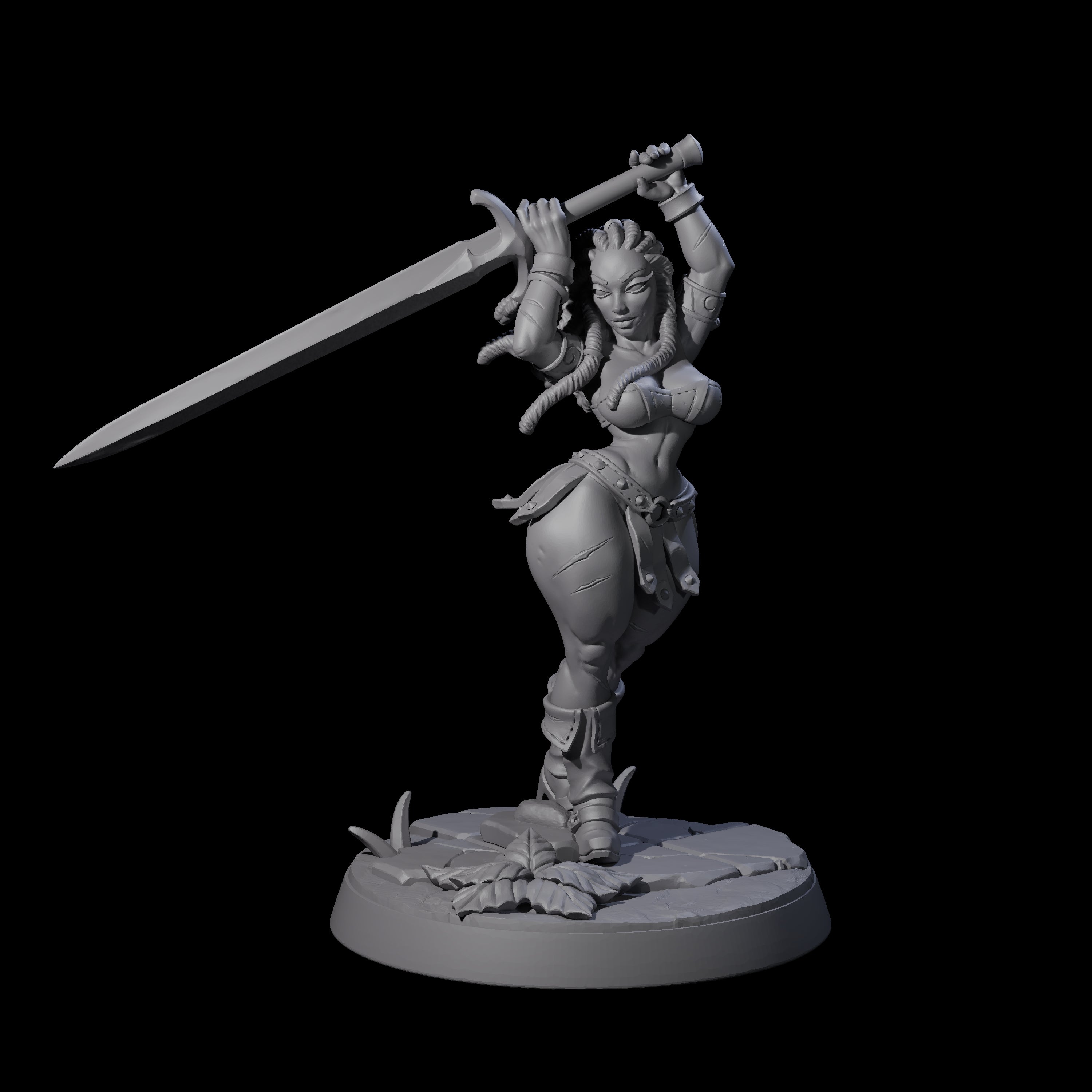 Swinging Sword Dancer Pinup