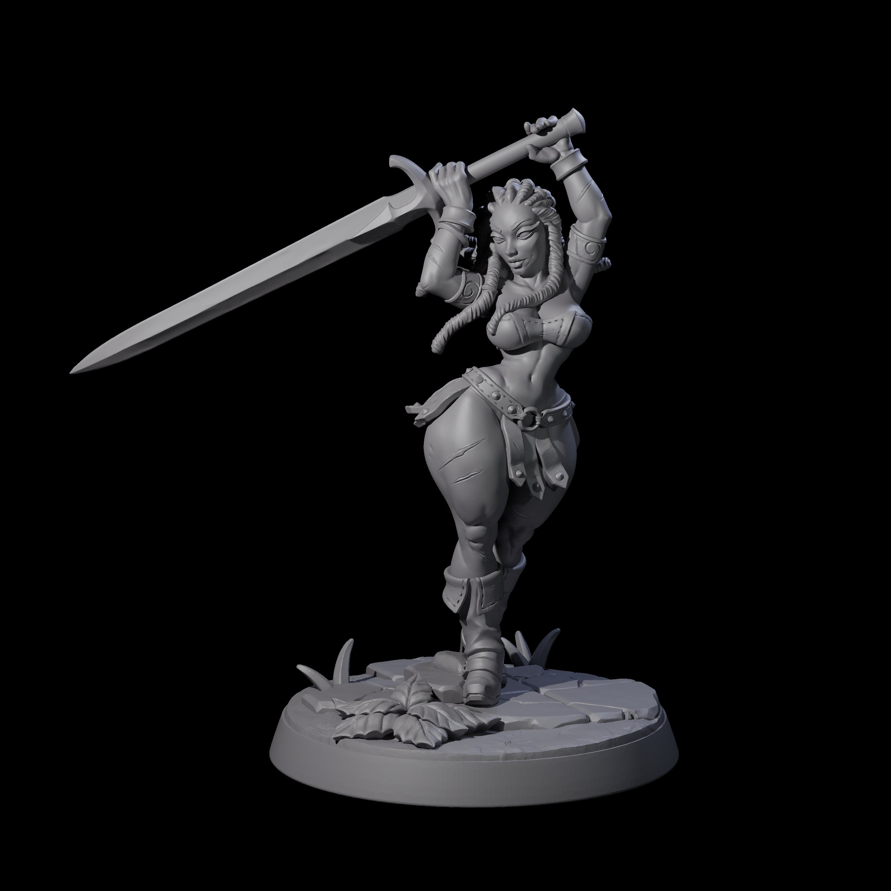 Swinging Sword Dancer Pinup