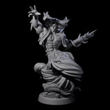 Swirling Efreeti A Miniature for Dungeons and Dragons, Pathfinder or other TTRPGs