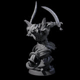 Swirling Efreeti B Miniature for Dungeons and Dragons, Pathfinder or other TTRPGs