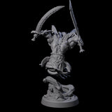 Swirling Efreeti B Miniature for Dungeons and Dragons, Pathfinder or other TTRPGs