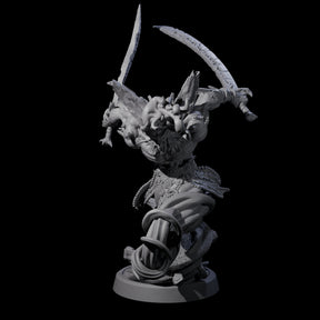 Swirling Efreeti B Miniature for Dungeons and Dragons, Pathfinder or other TTRPGs