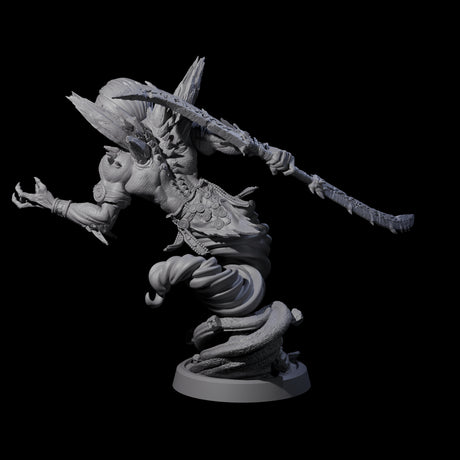 Swirling Efreeti C Miniature for Dungeons and Dragons, Pathfinder or other TTRPGs