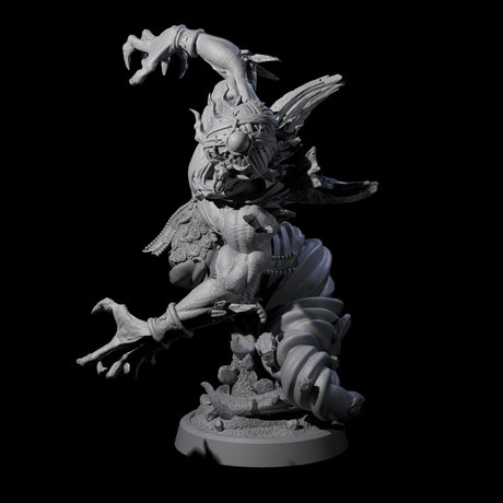 Swirling Efreeti D Miniature for Dungeons and Dragons, Pathfinder or other TTRPGs