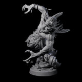 Swirling Efreeti D Miniature for Dungeons and Dragons, Pathfinder or other TTRPGs