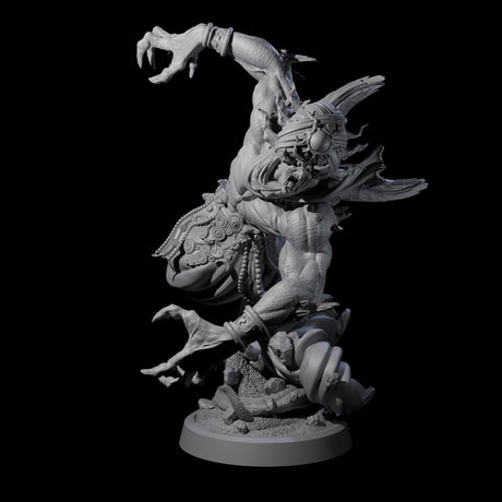 Swirling Efreeti D Miniature for Dungeons and Dragons, Pathfinder or other TTRPGs
