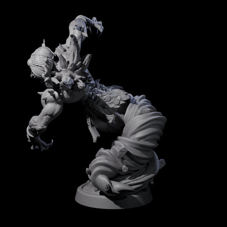 Swirling Efreeti D Miniature for Dungeons and Dragons, Pathfinder or other TTRPGs