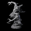 Swirling Efreeti D Miniature for Dungeons and Dragons, Pathfinder or other TTRPGs