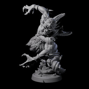 Swirling Efreeti D Miniature for Dungeons and Dragons, Pathfinder or other TTRPGs