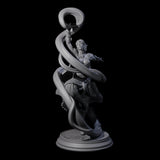 Swirling Elf Sorceress Miniature for Dungeons and Dragons, Pathfinder or other TTRPGs