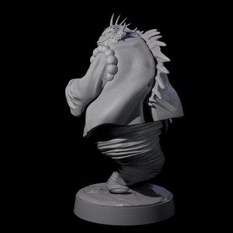 Swirling Locathah Djinni Miniature for Dungeons and Dragons, Pathfinder or other TTRPGs