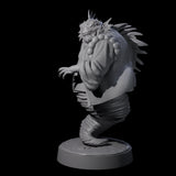 Swirling Locathah Djinni Miniature for Dungeons and Dragons, Pathfinder or other TTRPGs