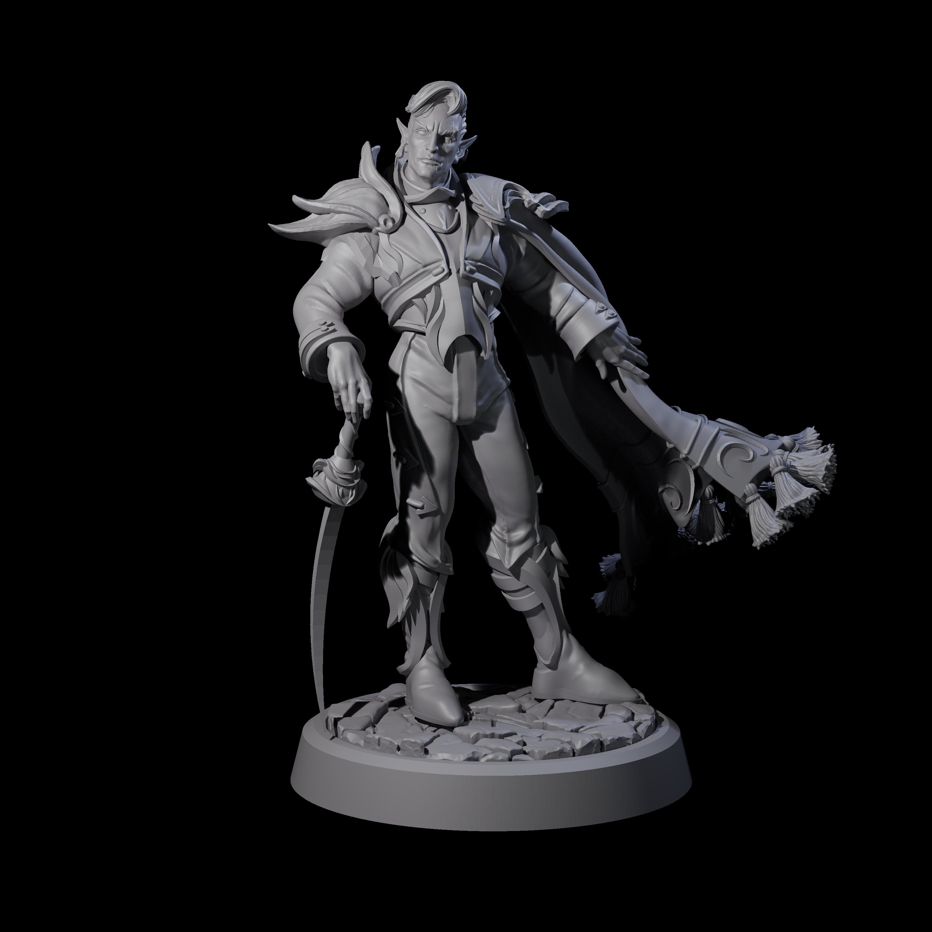 Swishing Matador Miniature for Dungeons and Dragons, Pathfinder or other TTRPGs