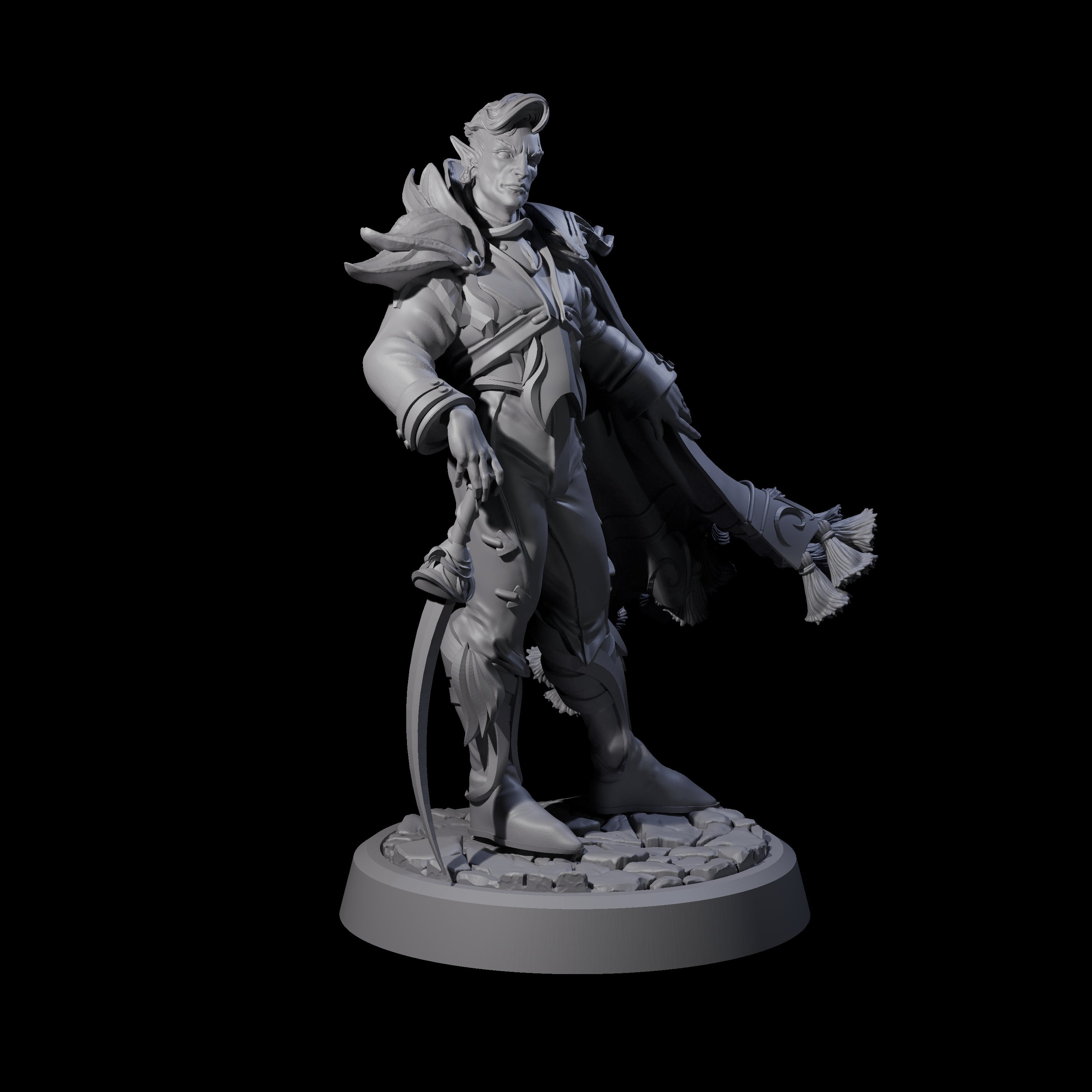 Swishing Matador Miniature for Dungeons and Dragons, Pathfinder or other TTRPGs