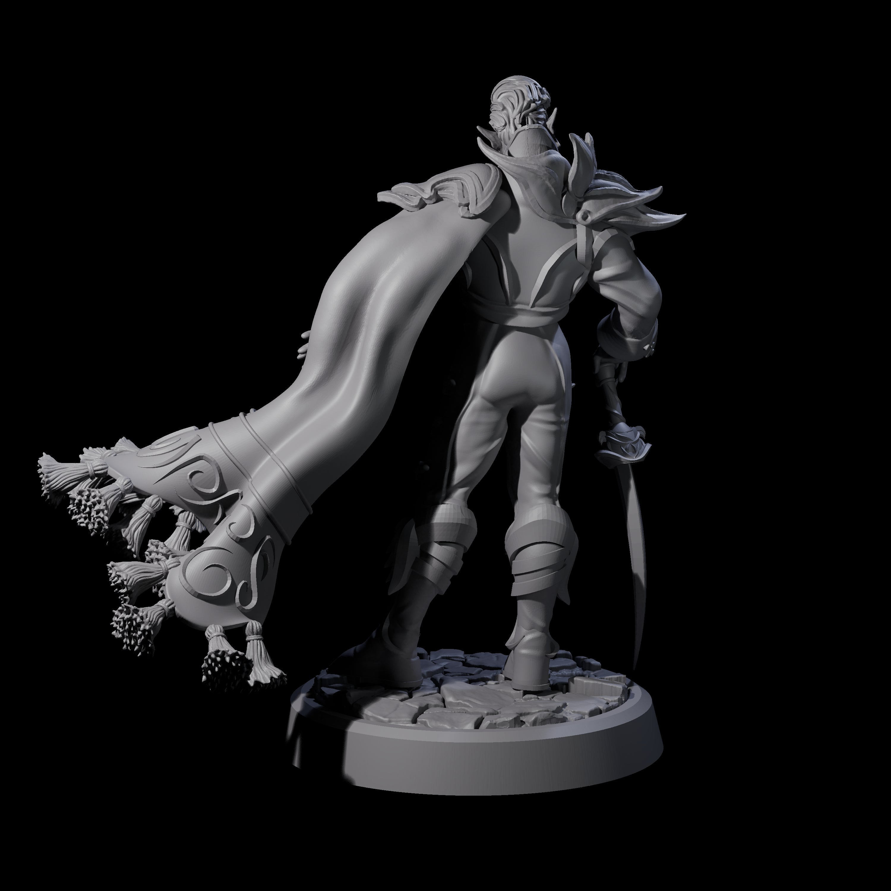 Swishing Matador Miniature for Dungeons and Dragons, Pathfinder or other TTRPGs