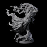 Swooping Banshee Queen Miniature for Dungeons and Dragons, Pathfinder or other TTRPGs