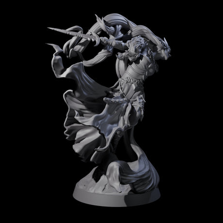Swooping Banshee Queen Miniature for Dungeons and Dragons, Pathfinder or other TTRPGs
