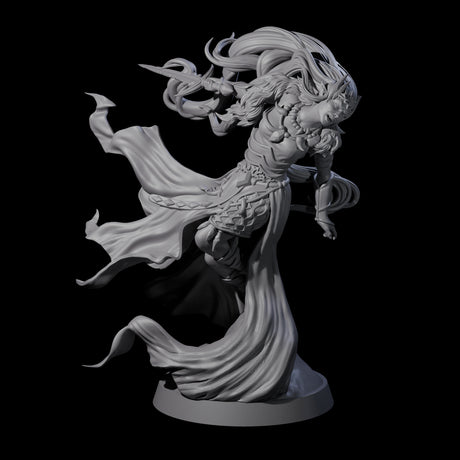 Swooping Banshee Queen Miniature for Dungeons and Dragons, Pathfinder or other TTRPGs
