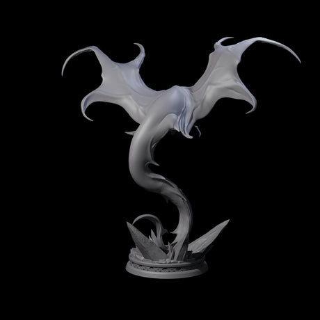 Swooping Cloaker A Miniature for Dungeons and Dragons, Pathfinder or other TTRPGs