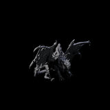 Swooping Dark Elf Manticore Rider A Miniature for Dungeons and Dragons, Pathfinder or other TTRPGs