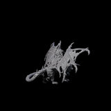 Swooping Dark Elf Manticore Rider B Miniature for Dungeons and Dragons, Pathfinder or other TTRPGs
