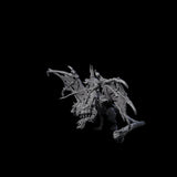 Swooping Dark Elf Manticore Rider B Miniature for Dungeons and Dragons, Pathfinder or other TTRPGs