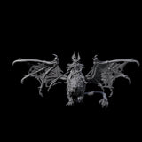 Swooping Dark Elf Manticore Rider B Miniature for Dungeons and Dragons, Pathfinder or other TTRPGs
