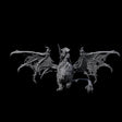 Swooping Dark Elf Manticore Rider C Miniature for Dungeons and Dragons, Pathfinder or other TTRPGs
